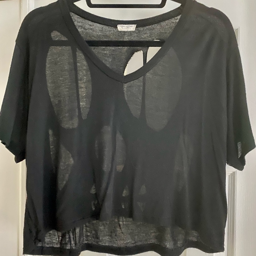 Brandy Melville Cut-Out Skeleton T-Shirt